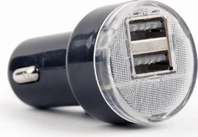 Gembird 2-Port USB Car Charger 2.1A schwarz