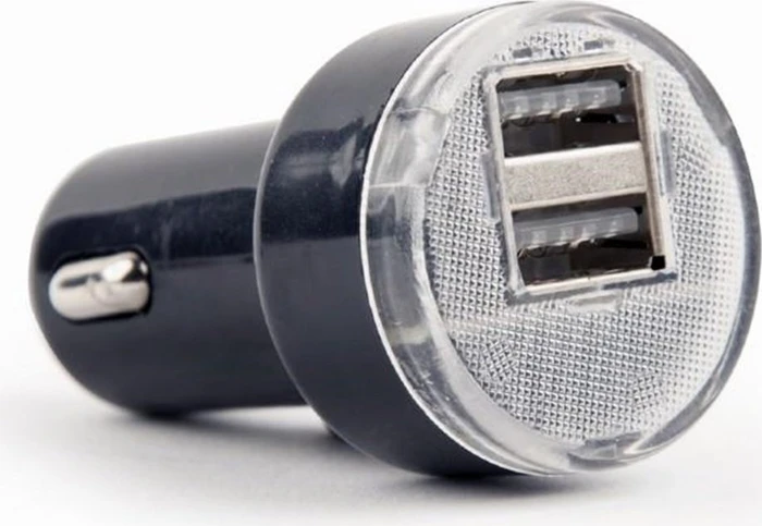 Gembird 2-Port USB Car Charger 2.1A schwarz