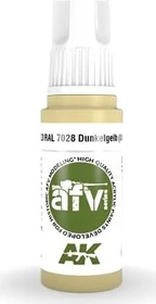 AK-Interactive 3rd Gen Acrylic Colors AFV Series RAL 7028 dunkelgelb (variant), 17ml