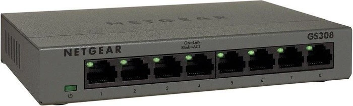 Netgear SOHO GS300 Desktop Gigabit Switch, 8x RJ-45