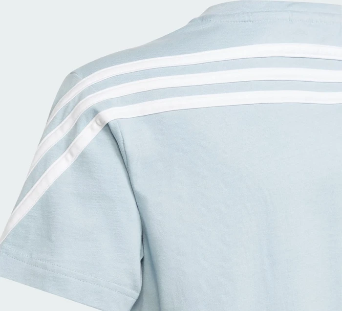 adidas Future Icons 3-Streifen T-Shirt kurzarm wonder blue/white (Junior)