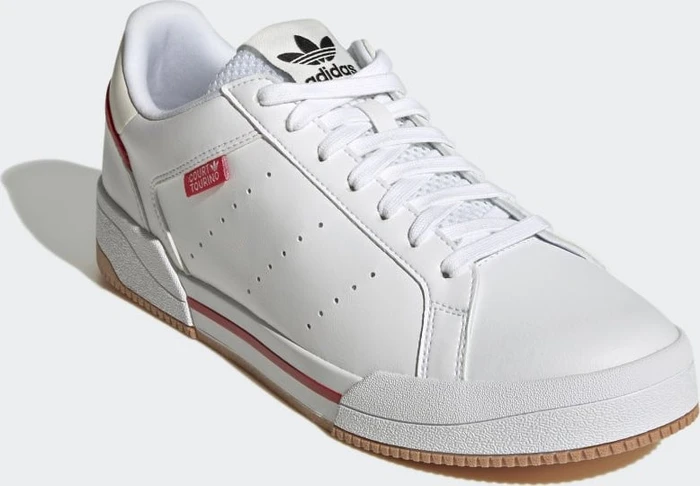 adidas Court Tourino cloud white/vivid red