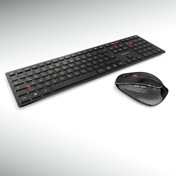 Cherry DW 9500 Slim schwarz/grau, USB/Bluetooth, DE