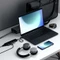 Satechi USB-C Slim Multi-Port with Ethernet Adapter schwarz Dual-Slot-Cardreader, USB-C 3.0 [Stecker] Vorschaubild