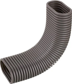Fränkische MMR-B Bogen 90°, 92x50mm, 90mm, grau