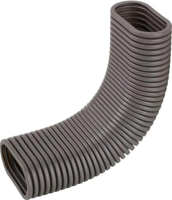Fränkische MMR-B Bogen 90°, 92x50mm, 90mm, grau