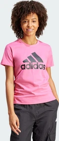 adidas Loungewear Essentials Logo T-Shirt kurzarm pulse magenta/black (Damen)