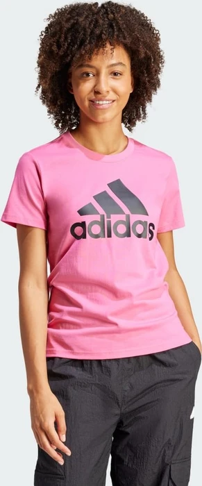 adidas Loungewear Essentials Logo T-Shirt kurzarm pulse magenta/black (Damen)