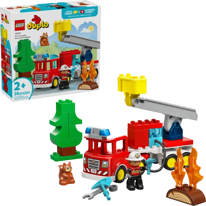 LEGO DUPLO - Löschauto mit Schlauch und Feuerwehrmann