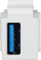 LogiLink Keystone Modul USB-A 3.0 Buchse via USB-A 3.0 Buchse, weiß Vorschaubild