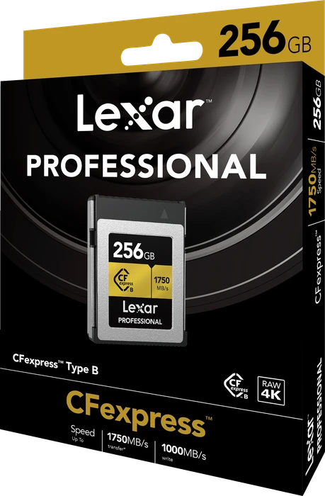 Lexar Professional GOLD R1750/W1000 CFexpress 2.0 Type B 256GB