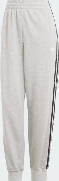 adidas Essentials 3-Streifen Animal-Print Trainingshose 7/8 medium grey heather (Damen)