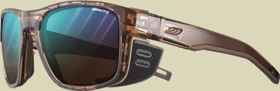 Julbo Shield M durchscheinend glänzend braun-braun matt/reactiv 2-4