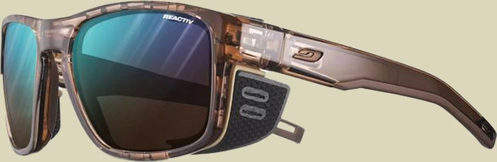 Julbo Shield M durchscheinend glänzend braun-braun matt/reactiv 2-4