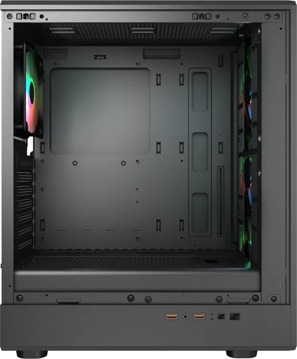 Cougar Airface Pure RGB, schwarz, Glasfenster