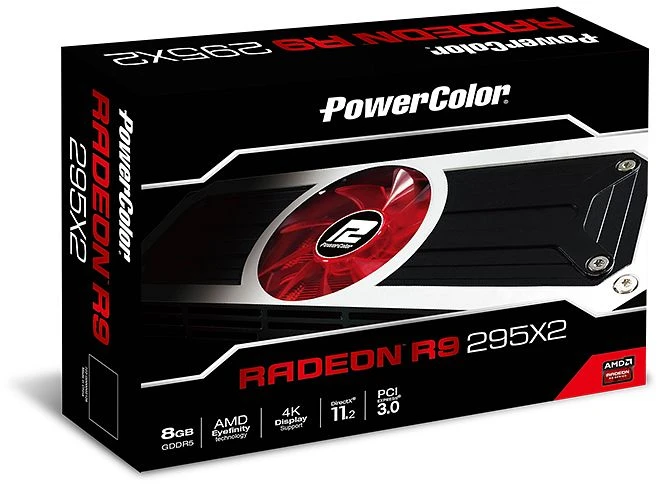 PowerColor Radeon R9 295X2, 2x 4GB GDDR5, DVI, 4x mDP
