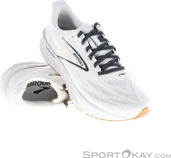 Brooks Launch 11 weiß/grau/schwarz (Herren)