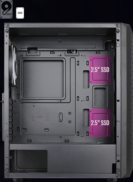 AeroCool Beam, Glasfenster