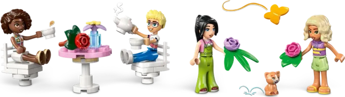 LEGO Friends - Pflanzencafé und Blumenkiosk