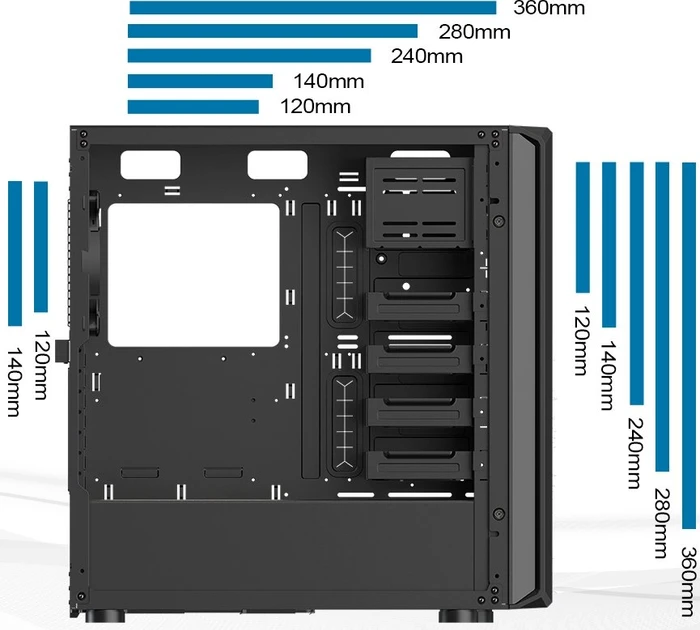 SilverStone Seta D1, schwarz