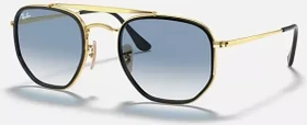 Ray-Ban RB3648M Marshal II 52mm gold-black/light blue gradient