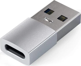 Satechi USB-A 3.0 [Stecker] auf USB-C 3.0 [Buchse] Adapter, silver (ST-TAUCS)