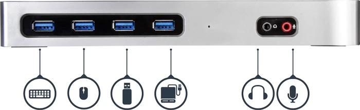 StarTech Dual Monitor 4K 60Hz Dock, USB-C [Buchse]