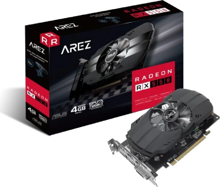 ASUS AREZ Phoenix Radeon RX 550, AREZ-PH-RX550-4G-M7, 4GB GDDR5, DVI, HDMI, DP