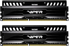 Patriot Viper 3 schwarz UDIMM 16GB Kit, DDR3-1866, CL10-11-10-30