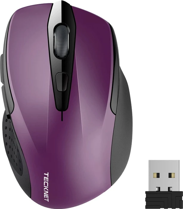TeckNet Pro 2.4G Wireless, violett, USB