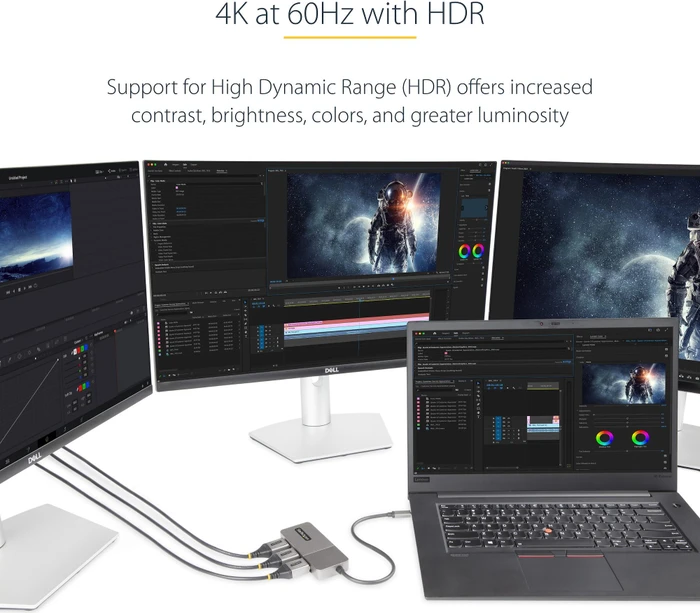 StarTech USB-C auf 3x DisplayPort-Adapter