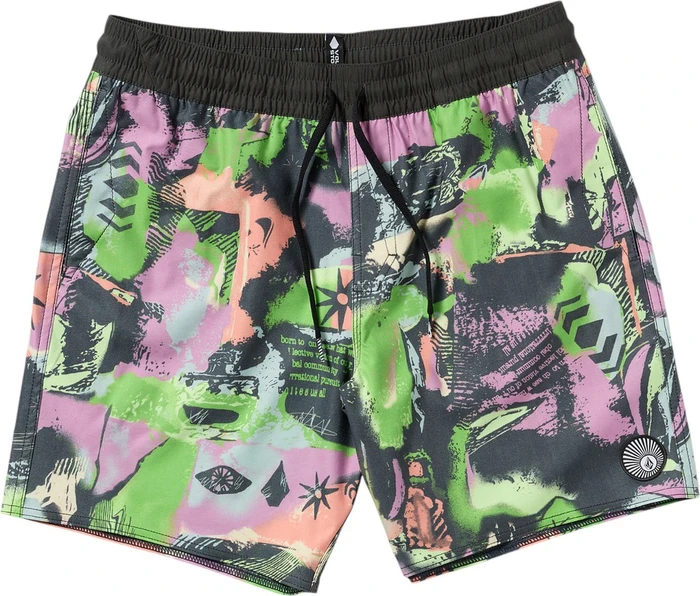 Volcom Unite Stoney Trunk 17" Badeshorts steel purple (Herren)