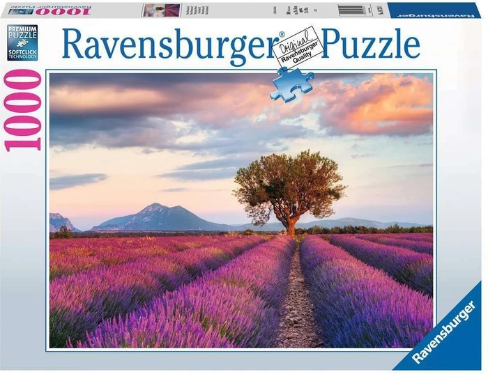 Ravensburger Puzzle Lavendelfeld in der goldenen Stunde