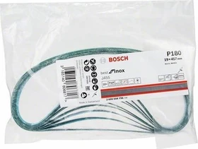 Bosch Professional J455 Best for Inox Schleifband K180, 19x457mm, 10 Stück