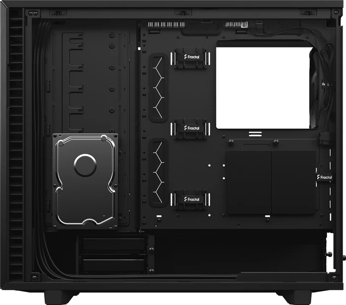 Fractal Design Define 7 Black TG Light Tint, Glasfenster, schallgedämmt