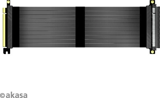 Akasa Riser Black X2 Mark IV Riser Card Cable, gerade, PCIe 3.0, 300mm