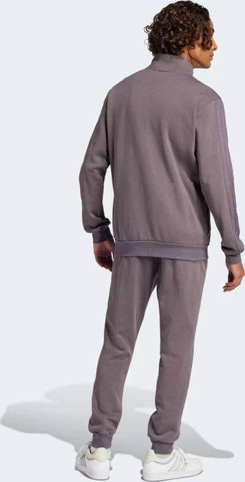 adidas Sportswear Basic 3-Streifen Trainingsanzug grey strata (Herren)