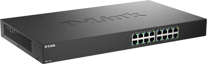 D-Link DMS-100 Rackmount 2.5G Switch, 16x RJ-45