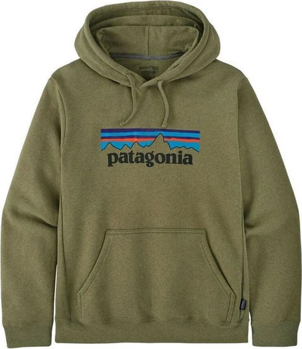 Patagonia P-6 Logo Uprisal Hoodie buckhorn green