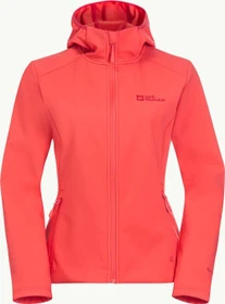 Jack Wolfskin Bornberg Hoody Funktionsjacke vibrant red (Damen)