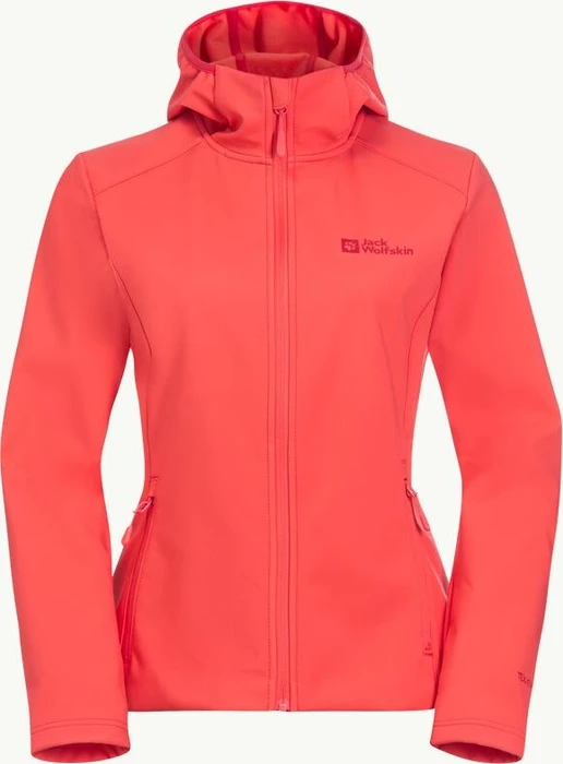 Jack Wolfskin Bornberg Hoody Funktionsjacke vibrant red (Damen)
