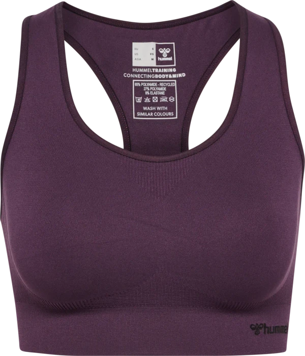 hummel Seamless Sports Top Funktionsshirt ärmellos plum perfect (Damen)