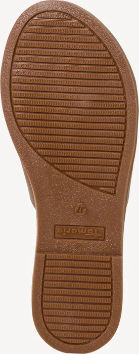 Tamaris Lederpantolette braun (Damen)