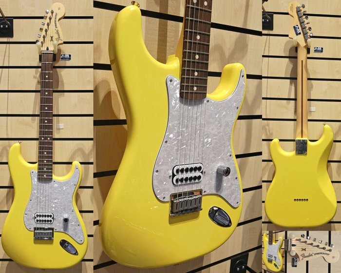 Fender Limited Edition Tom Delonge Stratocaster Graffity Yellow