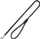 Trixie Cavo Leine, L-XL, 1m, Schwarz/Grafit (144220)