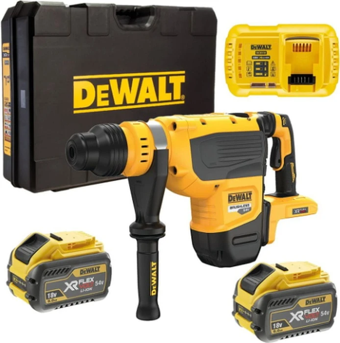 DeWalt DCH735X2 54V XR FlexVolt Akku-Bohr-/Meißelhammer inkl. 2 Akkus 3.0Ah