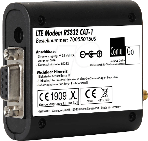 ConiuGo LTE GSM Modem CAT 1, RS232-Version