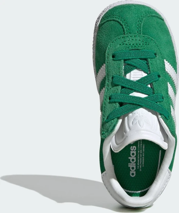adidas Gazelle Comfort Closure Elastic Laces green/cloud white/gold metallic (Junior)
