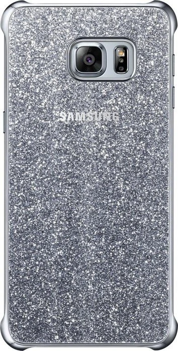 Samsung EF-XG928CS Glitter Cover für Galaxy S6 Edge+ silber