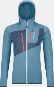 Ortovox Fleece Grid Hoody Funktionsjacke light blue (Damen)